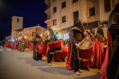 La procesión del Ecce Homo por las calles de Soria.