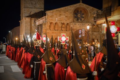 La procesión del Ecce Homo por las calles de Soria.