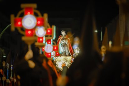 La procesión del Ecce Homo por las calles de Soria.