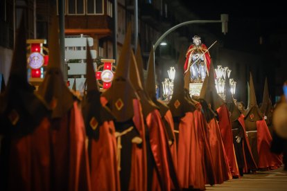 La procesión del Ecce Homo por las calles de Soria.