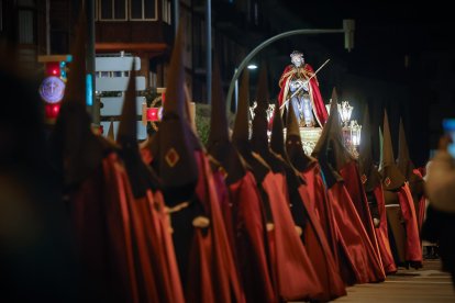 La procesión del Ecce Homo por las calles de Soria.