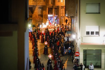 La procesión del Ecce Homo por las calles de Soria.
