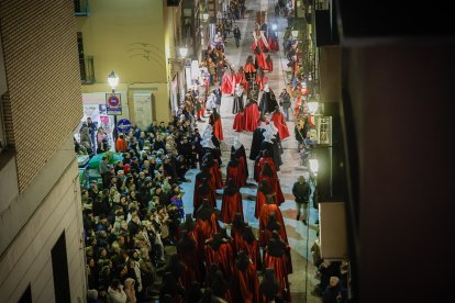 La procesión del Ecce Homo por las calles de Soria.