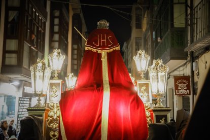 La procesión del Ecce Homo por las calles de Soria.