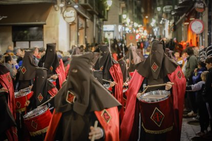 La procesión del Ecce Homo por las calles de Soria.