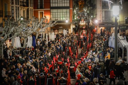 La procesión del Ecce Homo por las calles de Soria.