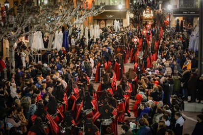 La procesión del Ecce Homo por las calles de Soria.