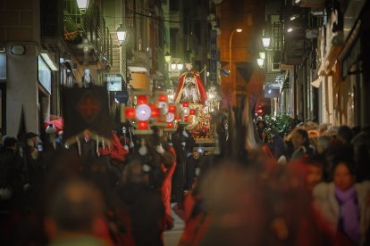 La procesión del Ecce Homo por las calles de Soria.