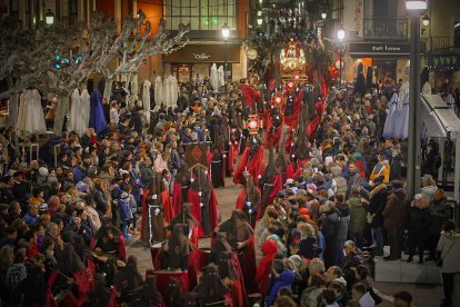 La procesión del Ecce Homo por las calles de Soria.