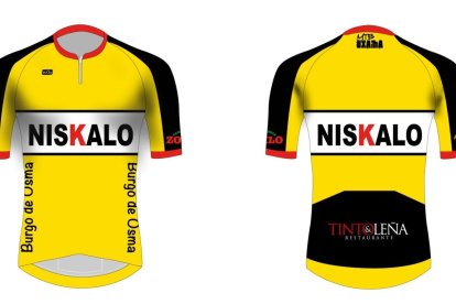 Los maillot conmemorativos de la carrera burgense.