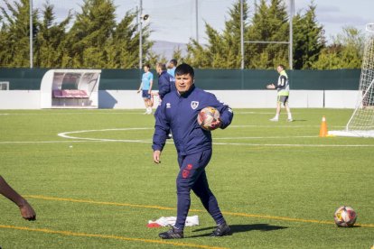 El fútbol base del equipo entrena en la Ciudad Deportiva