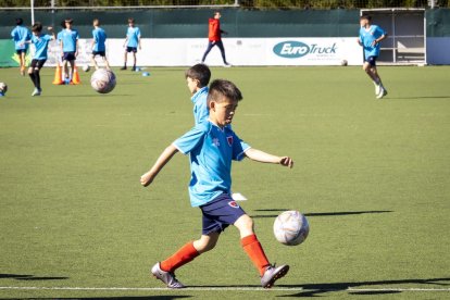 El fútbol base del equipo entrena en la Ciudad Deportiva