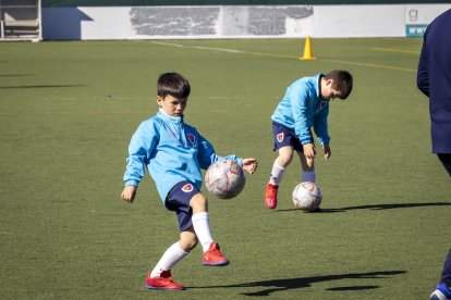El fútbol base del equipo entrena en la Ciudad Deportiva