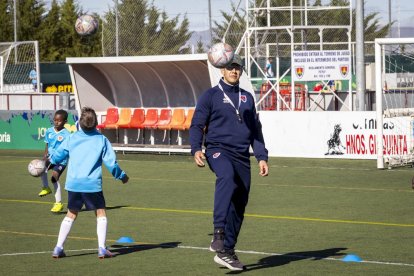 El fútbol base del equipo entrena en la Ciudad Deportiva
