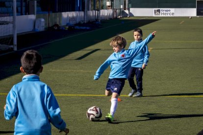 El fútbol base del equipo entrena en la Ciudad Deportiva