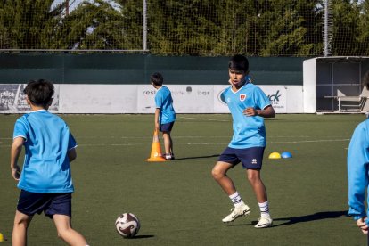 El fútbol base del equipo entrena en la Ciudad Deportiva