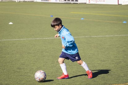 El fútbol base del equipo entrena en la Ciudad Deportiva