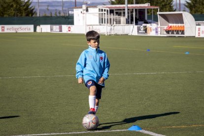 El fútbol base del equipo entrena en la Ciudad Deportiva