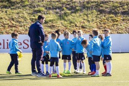 El fútbol base del equipo entrena en la Ciudad Deportiva