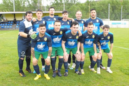 Uno de los onces del C.D. Langa, campeón de Liga Provincial.