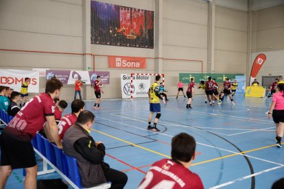 El Balonmano Soria se impone en el primer partido de la fase de ascenso al doblegar a Romo por 34-26.