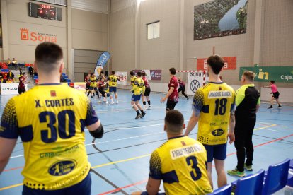 El Balonmano Soria se impone en el primer partido de la fase de ascenso al doblegar a Romo por 34-26.