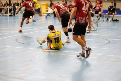 El Balonmano Soria se impone en el primer partido de la fase de ascenso al doblegar a Romo por 34-26.
