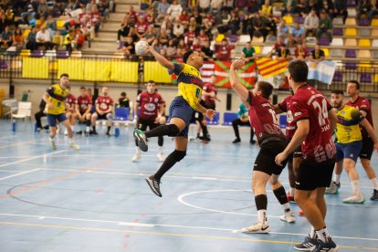 El Balonmano Soria se impone en el primer partido de la fase de ascenso al doblegar a Romo por 34-26.
