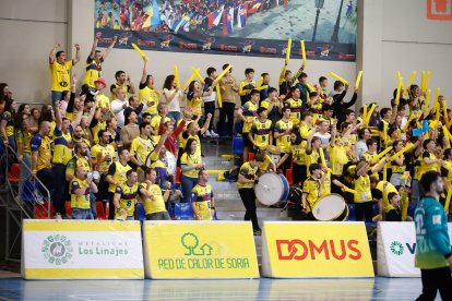 El Balonmano Soria se impone en el primer partido de la fase de ascenso al doblegar a Romo por 34-26.