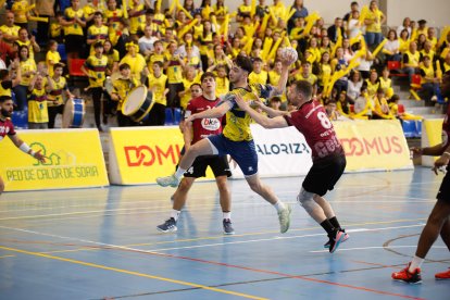 El Balonmano Soria se impone en el primer partido de la fase de ascenso al doblegar a Romo por 34-26.
