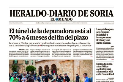 Portada de Heraldo-Diario de Soria de 18 de mayo de 2024.