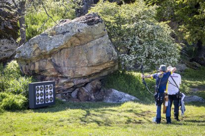 Las dianas estaban instaladas en Valonsadero