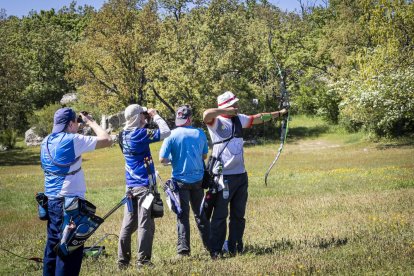Las dianas estaban instaladas en Valonsadero