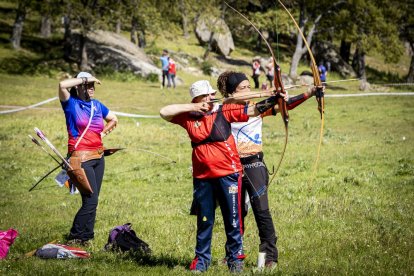 Las dianas estaban instaladas en Valonsadero
