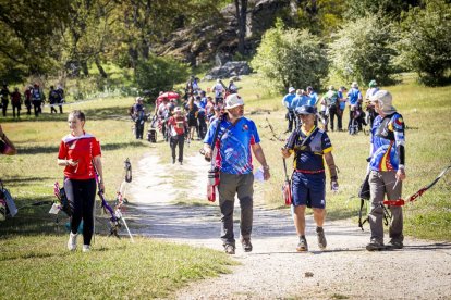 Las dianas estaban instaladas en Valonsadero