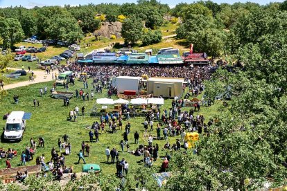 Las fiestas de San Juan 2024 ya celebran su primer acto en Valonsadero, el Desencajonamiento.