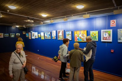 Muestra artística y solidaria en el Palacio de la Audiencia de Soria.