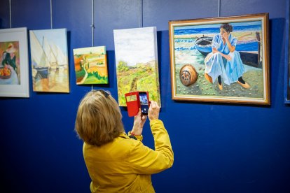 Muestra artística y solidaria en el Palacio de la Audiencia de Soria.
