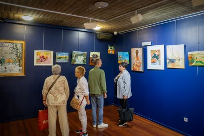Muestra artística y solidaria en el Palacio de la Audiencia de Soria.