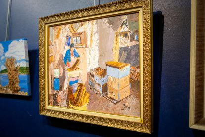 Muestra artística y solidaria en el Palacio de la Audiencia de Soria.