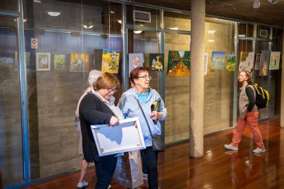 Muestra artística y solidaria en el Palacio de la Audiencia de Soria.