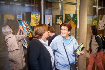 Muestra artística y solidaria en el Palacio de la Audiencia de Soria.