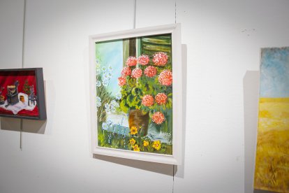 Muestra artística y solidaria en el Palacio de la Audiencia de Soria.