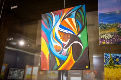 Muestra artística y solidaria en el Palacio de la Audiencia de Soria