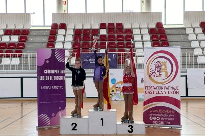 El Club Patín Soria suma seis medallas en el Campeonato de Castilla y León.