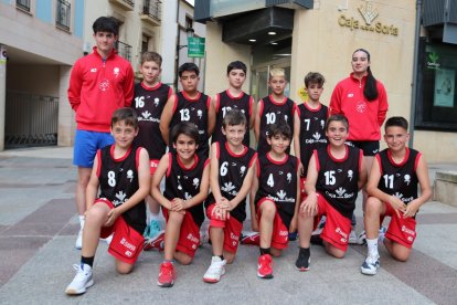 La selección soriana masculina del programa de detección de talentos.