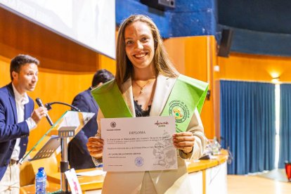 Graduación de los primeros titulados en CAFYD
