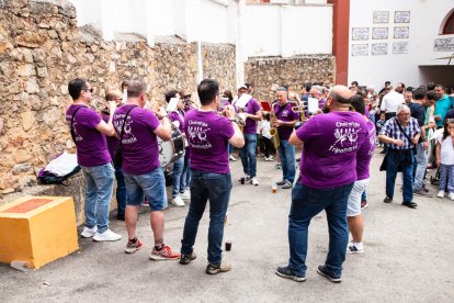 Concluido el encierro, la fiesta continuó en la plaza de toros.