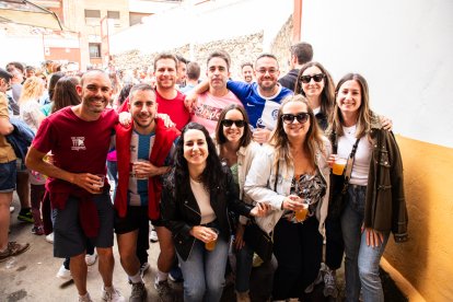 Concluido el encierro, la fiesta continuó en la plaza de toros.