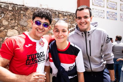 Concluido el encierro, la fiesta continuó en la plaza de toros.
